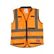 MILWAUKEE High visibility waistcoat Premium orange 2XL/3XL 4932471900 - High visibility waistcoat - 1