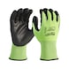 MILWAUKEE cut protection gloves class 3 XXL/11 Hi-Vis 1 pair 4932478134 - Five-finger gloves - 1