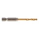 MILWAUKEE Metal drill Shockwave HSS-G TiN 3.5 mm 10 pieces 4932478177 - Twist drill with straight shank - 1