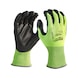 MILWAUKEE cut protection gloves 4/D 7/S HI-VIS 1 pair 4932479926 - Five-finger gloves - 1