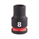 MILWAUKEE Impact socket Shockwave 3/8 inch 8x32 mm 4932480265 - Power screwdriver bit (hexagonal) - 1