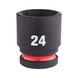 MILWAUKEE Impact socket Shockwave 1/2IN 24X40 mm 4932480318 - Power screwdriver bit (hexagonal) - 1