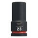 MILWAUKEE Schlagnuss Shockwave 3/4 Zoll lang 23x90 mm 4932480382 - Kraftschraubereinsatz (6kant) - 1