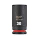 MILWAUKEE Impact socket Shockwave 3/4 inch long 30x90 mm 4932480389 - Power screwdriver bit (hexagonal) - 1