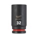 MILWAUKEE Impact socket Shockwave 3/4 inch long 32x90 mm 4932480391 - Power screwdriver bit (hexagonal) - 1
