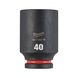 MILWAUKEE Impact socket Shockwave 3/4 inch long 40x90 mm 4932480399 - Power screwdriver bit (hexagonal) - 1