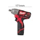 MILWAUKEE Cordless impact wrench M12BIW12-202C 5-piece 4933447133 - Impact wrench (battery) - 1