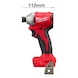 MILWAUKEE Cordless impact wrench M18BLIDRC-0 4933492839 - Impact wrench (battery) - 2