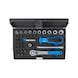 GEDORE socket wrench set 1/4 inch 37-piece UD-IN-IS-PH-PZ-TX 2010348 - Socket wrench set - 1