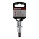 GEDORE RED screwdriver bit 1/2 inch 9 mm length 55 mm 3300363 - Hexagon socket screwdriver bit - 2