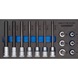 GEDORE screwdriver bit set 1/2 inch check tool module 13-piece 2308932 - Screwdriver bit (assortment) - 1
