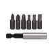 GEDORE RED bit box 1/4 inch PH+SL+bit holder magnetic 7-piece 3301345 - Bit set - 1
