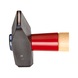 GEDORE Schlosserhammer ROTBAND-PLUS mit Hickorystiel 600 g 8584390 - Schlosserhammer - 3