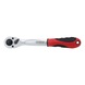 GEDORE RED 2C reversible ratchet 1/2 inch 255 mm reverse swivel angle 10 degrees 3300411 - Drive unit (manually operated, socket wrench insert) - 1