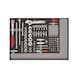 GEDORE RED tool set in MECHANIC tool trolley black 129-piece 3300031 - Hand tool assortment - 2
