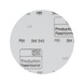 3M Hookit (TM) paper sanding disc 245 152 mm No Hole P80 7000034059 - Paper Disc - 2