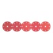 3M Hookit (TM) Red grinding wheel 316U 150 mm perforated P220 51192 7000085865 - Grinding wheel - 2