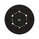 3M Hookit (TM) Backing pad Multihole Soft 8 mm 5/16 inch 51124 7100010603 - Backing pad without adhesive function - 1