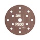 3M Hookit (TM) grinding wheel 150 mm 15 holes 25 pieces P800 7100018796 - Fabric sanding disc - 1