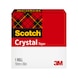 3M Scotch (R) Crystal adhesive tape 19 mm x 66 m 1 roll 7100027400 - Adhesive film - 1