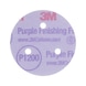 3M Hookit (TM) Purple abrasive disc 260L 50 pieces 76 mm P1000 51265 7100126990 - Grinding wheel - 1