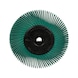 3M Scotch-Brite (TM) Radial Bristle Brush green 152.4x12.7x25.4 mm P50 7100138347 - Radial bristle brush - 1