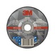 3M Silver grinding disc T27 100 mm x 7 mm x 16 mm 7100141123 - Rough grinding wheel - 1