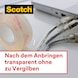 3M Scotch (R) Adhesive Tape Crystal Value Pack 19 mm x 33 m 14 rolls 7100216147 - Adhesive film - 2