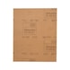 3M Wetordry (TM) abrasive paper 734 230 mm x 280 mm P600 01973 7100248809 - Paper sanding sheet - 2