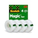 3M Scotch (R) Magic (TM) Invisible Adhesive Tape 19 mm x 33 m 4 rolls 7100255737 - Adhesive film - 1