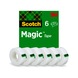 3M Scotch (R) Magic (TM) Invisible Adhesive Tape 19 mm x 33 m 6 pieces 7100256078 - Adhesive film - 1