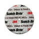 3M Scotch-Brite (TM) compact disk DP-UW 76 mm x 6.35 mm x 6.35 mm 7100256508 - Abrasive made from bonded abrasive with bore or thread - 1