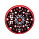 3M Xtract (TM) Hookit (TM) backing pad 89409 150 mm hard red 7100270476 - Backing pad without adhesive function - 1
