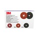 3M Grinding Refining Kit 115 mm 787C Fiber and PN-DH non-woven disc 7100312336 - Non-woven grinding wheel - 1