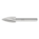 PFERD HSS burr, pointed bend shape K Diameter 12x25 mm Shank 6 mm Z1