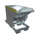 Conteneur basculable capacité 0,50&nbsp;m³ LxlxH 1&nbsp;550x820x1&nbsp;045&nbsp;mm, zingué - Bac à bec avec mécanisme de déplacement – pour les marchandises en vrac lourdes - 1