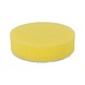 MAKITA polishing pad yellow diameter 80 mm Velcro soft flat coarse 191N90-9