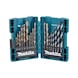 MAKITA drill bit set diameter 4 - 10mm metal/wood/stone 18-piece set B-49432