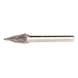 MAKITA carbide burr pointed taper aluminium toothing 20x10 mm B-52853