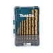 MAKITA metal drill bit set HSS-TiN 10-piece D-72849