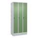 C+P CLASSIC PLUS locker, base, 3 compartments, 1,950x900x500 mm, RAL 7035/6011 - Classic PLUS locker - 2