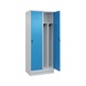 C+P CLASSIC PLUS locker, base, 2 compartments, 1,950x800x500 mm, RAL 7035/5012 - Classic PLUS locker - 1