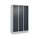 C+P CLASSIC PLUS locker, base, 3 compartments, 1,950x1,200x500 mm, RAL 7035/7016 - Classic PLUS locker - 2