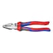 KNIPEX zware combinatietang 225&nbsp;mm, gepolijste kop met tweecomponentenhandgreep - Zware combinatietang met 2C-handgrepen - 1