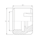 ATORN Ecrous de serrage miniatures ER - 2