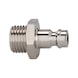 Nipples for couplings nominal diameter 5 nickel-plated brass 107184