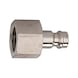 Nipple for couplings Nominal diameter 5 Nickel-plated brass 107187