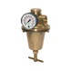 Pressure regulator for water with pressure gauge 101311