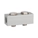 METAL WORK Supply bar for directional control valves with two valve positions 106616