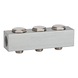 METAL WORK Supply bar for directional control valves with three valve positions 106617